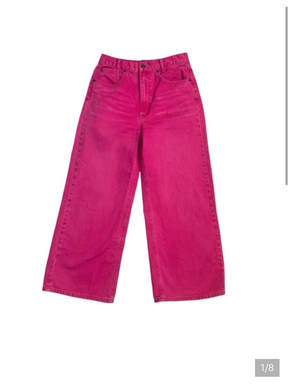 BDG Bright Magenta Wide Leg Jeans
